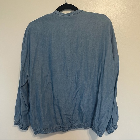 NWT Zara denim bomber jacket - Picture 5 of 7